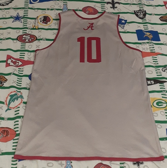 Y2K Nike Team Issued Reversible Alabama Crimson Tide Basketball Jersey Vintage - Picture 2 of 6